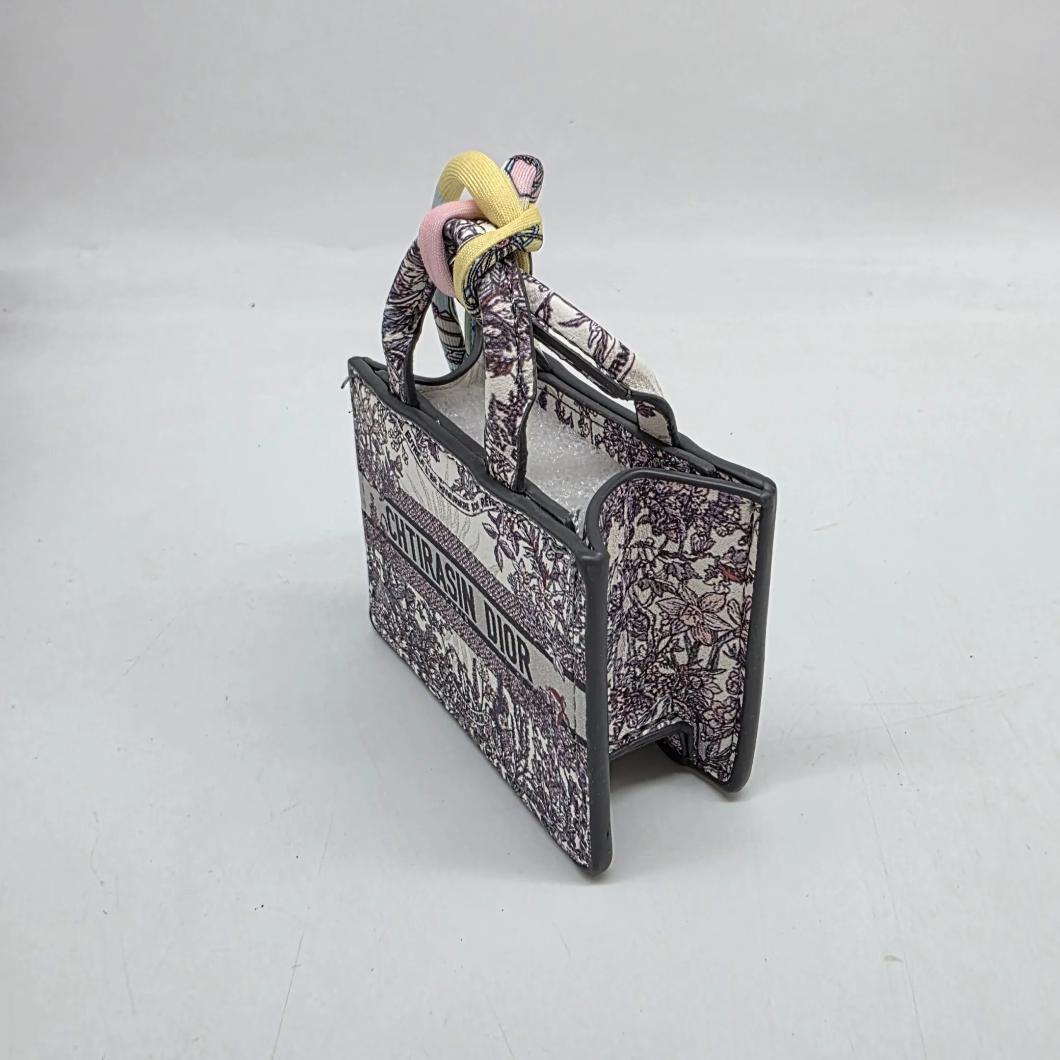 Сумка CD 7,7*6*4см цв.серый/фиолетовый (07) С-155 для кукол | 3