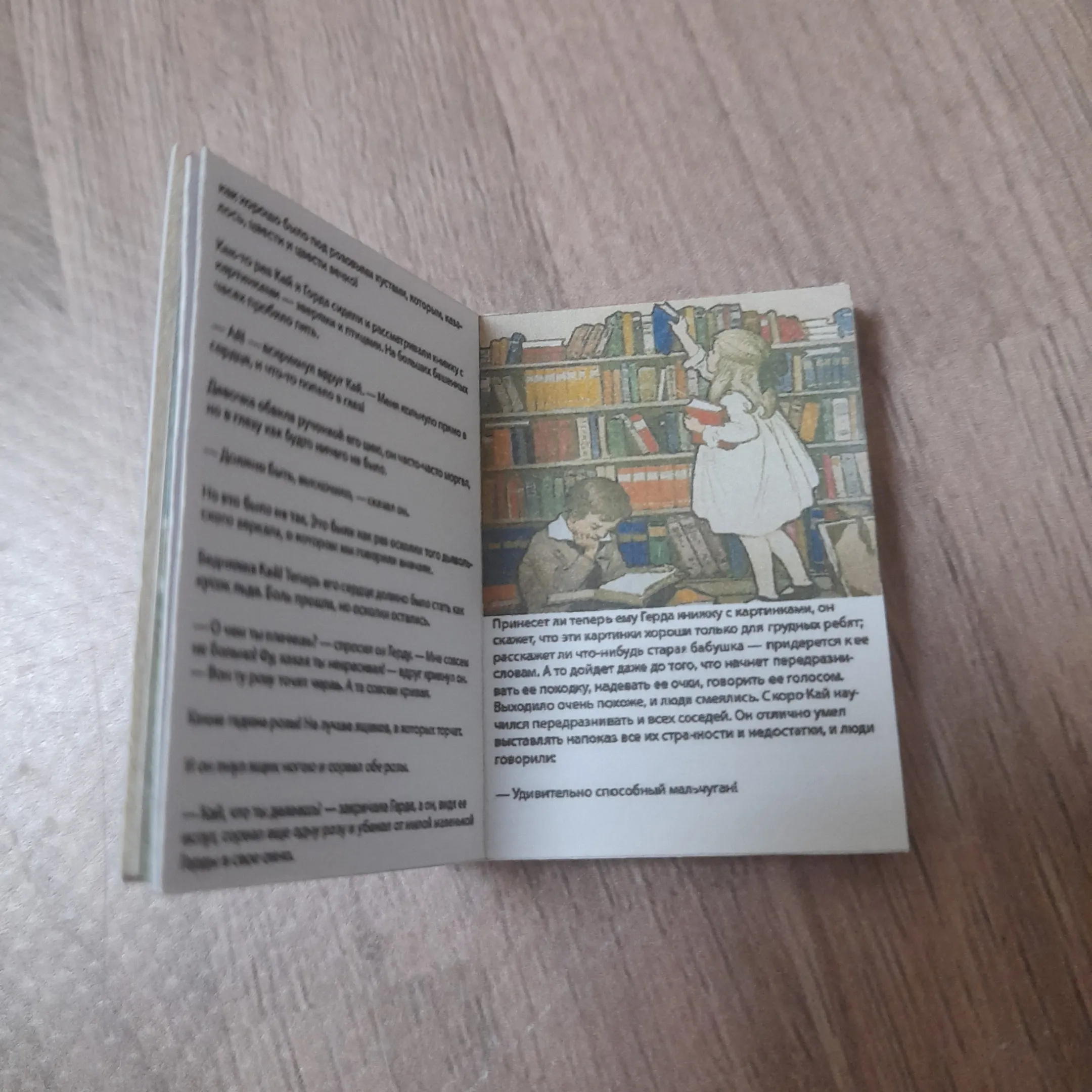 Книжка "Снежная Королева" 3,5*5см для кукол | 2