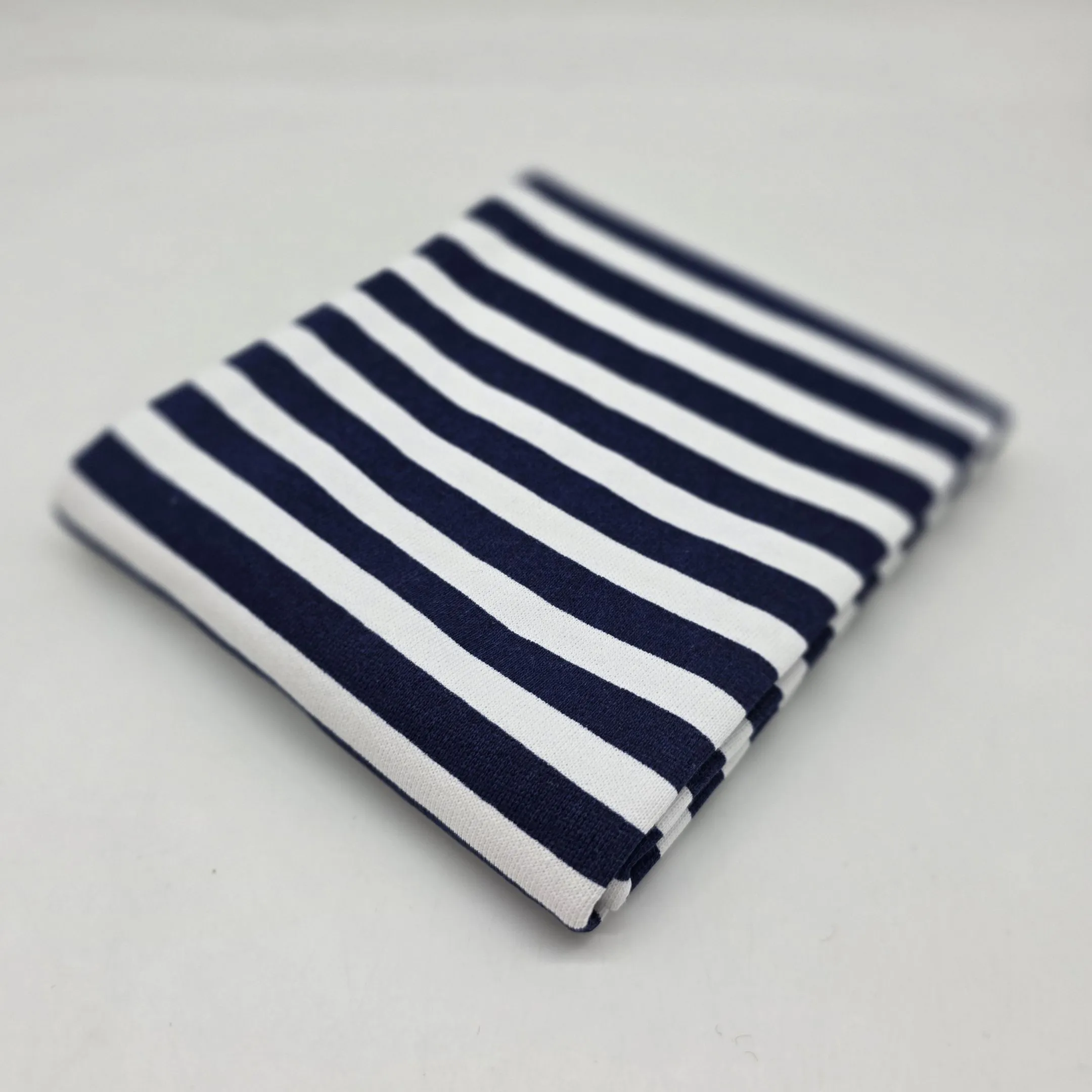 Футер 3-х нитка петля цв.полоска синий/белый 58*65см 27787 для кукол | 1