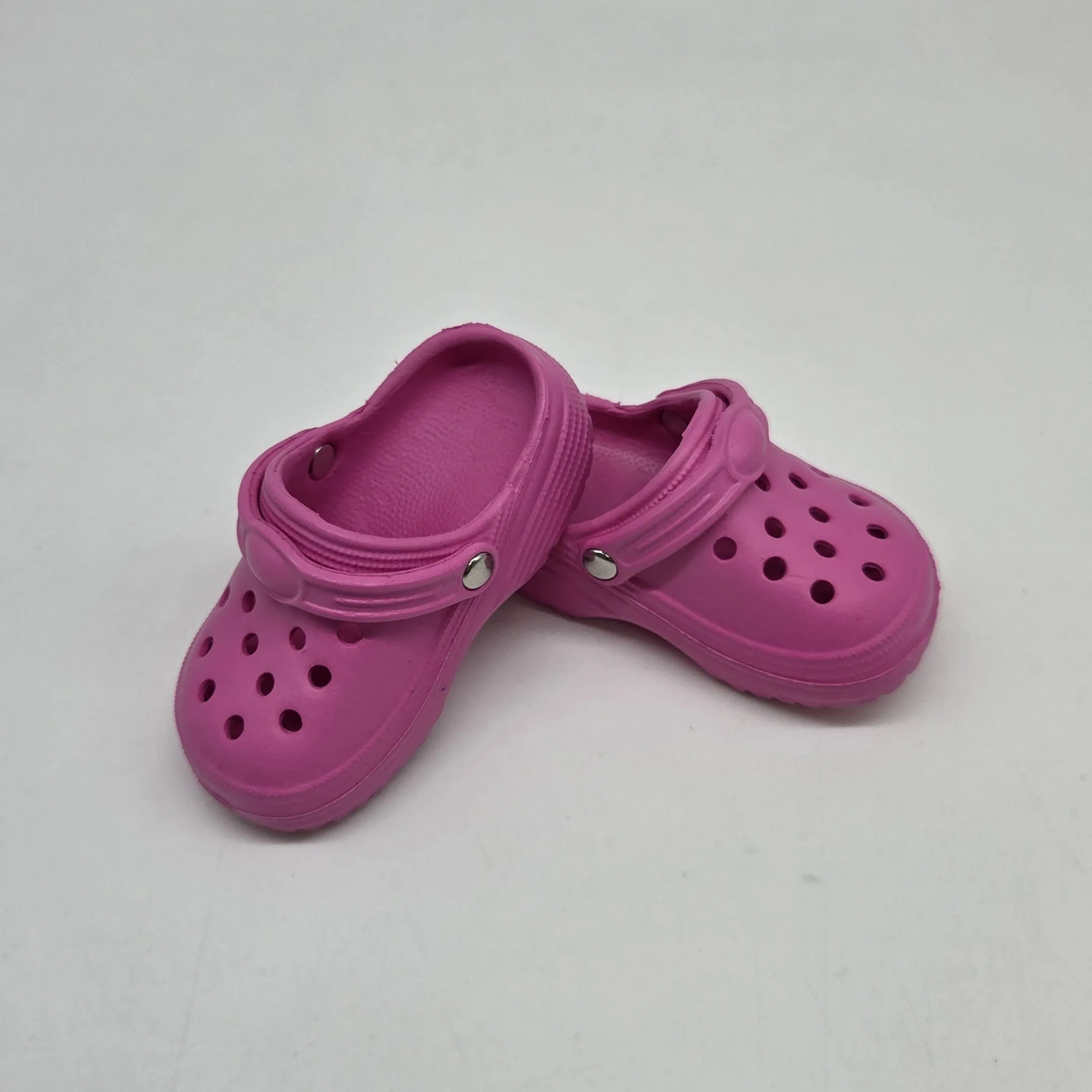 Кроксы 8,3см цв.фуксия (13) К-187 для кукол | 3