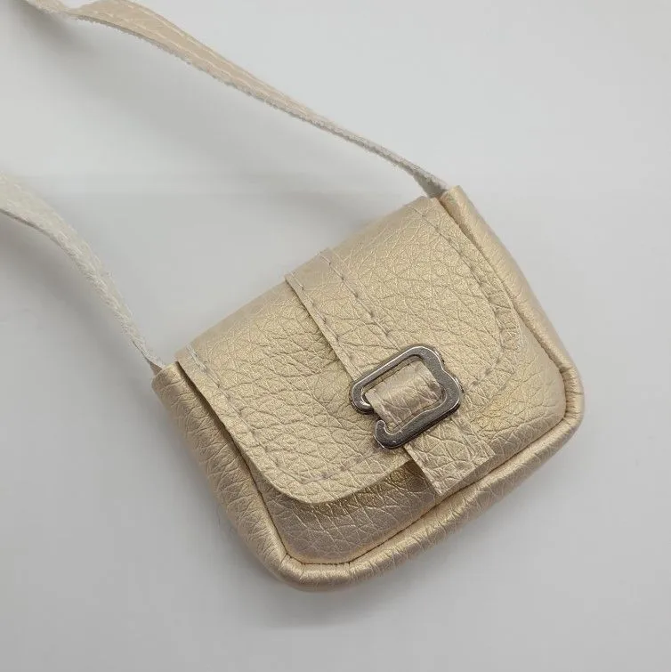 Сумочка С-43 цв.золотистый перламутр (22) для кукол | 1