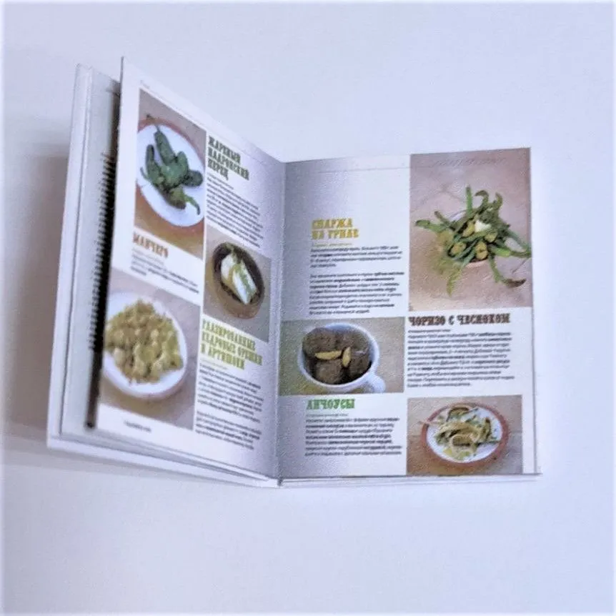 Большая книга рецептов 3,5 *5см для кукол | 1
