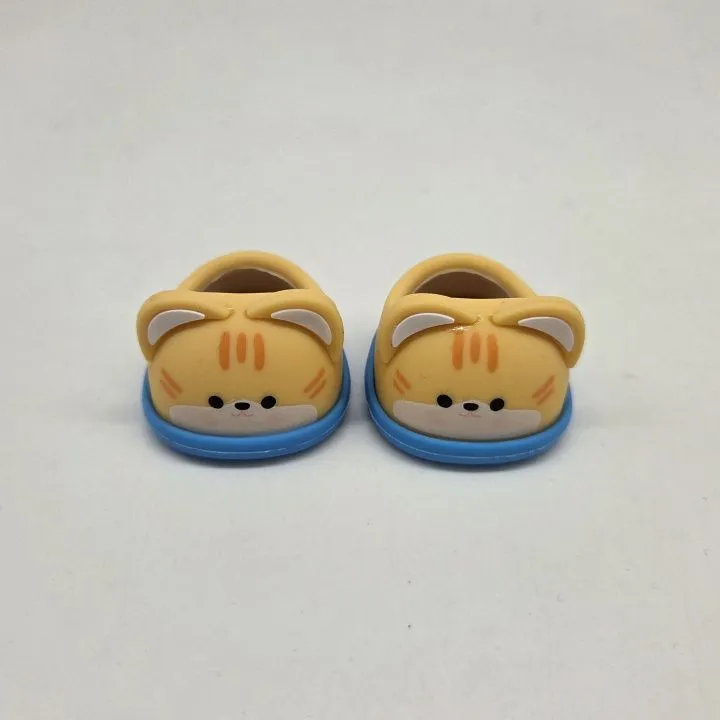 Туфли резиновые Кошка 4,3см цв.жёлтый/синий (07) К-171 для кукол Туфли резиновые Кошка 4,3см цв.жёлтый/синий (07) К-171 для кукол