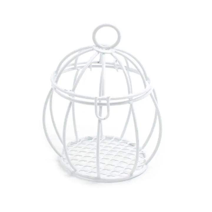 Клетка металлическая цв.белый 5*7см 621378 для кукол