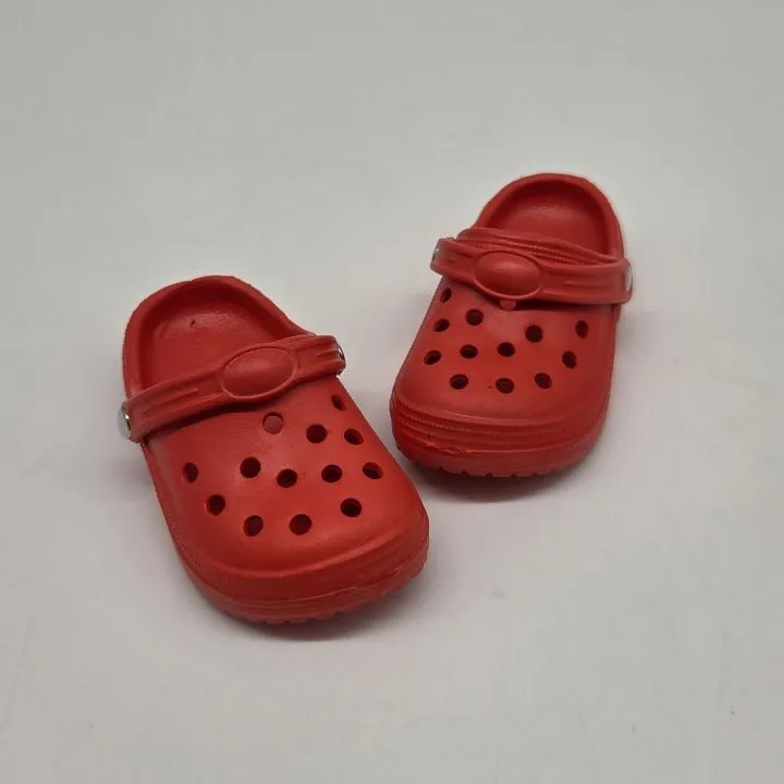 Кроксы 8,3см цв.красный (07) К-187 для кукол