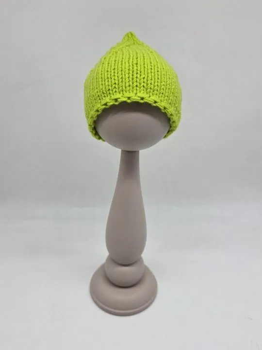 Шапочка-редиска ША-55 цв.лайм (02), обхват 27см для кукол
