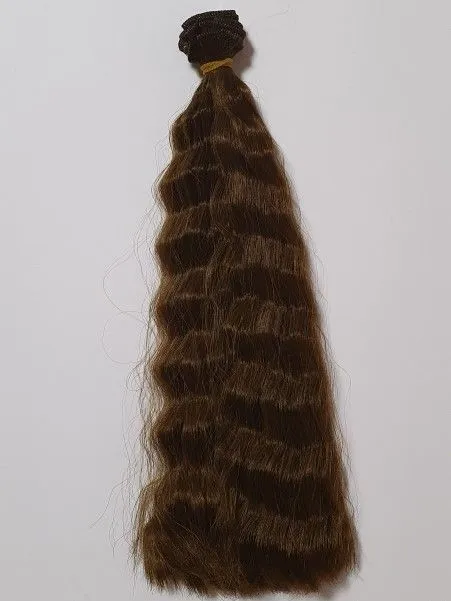 Трессы Гофре Т-59 цв.шатен (8) 25см для кукол