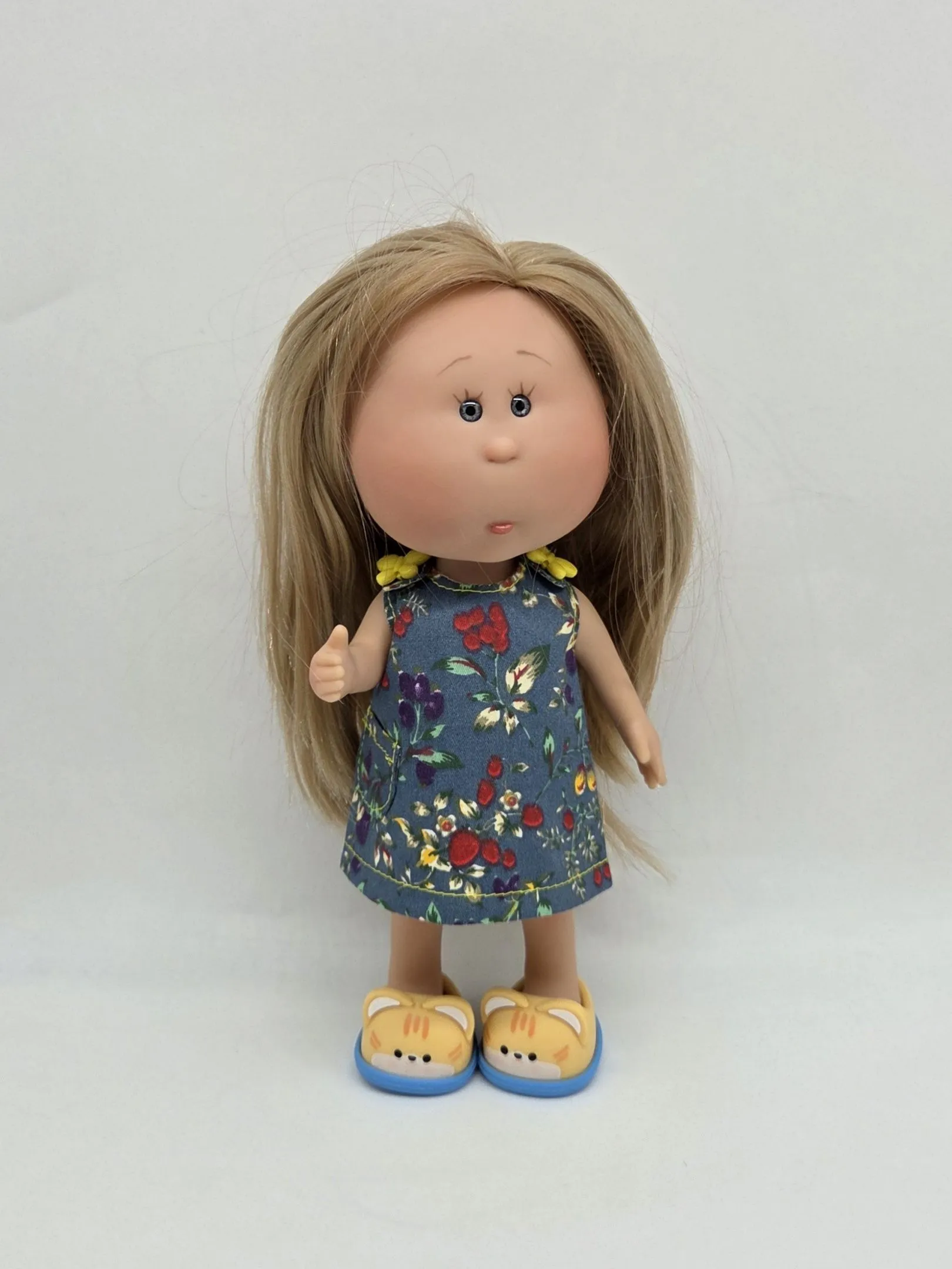 Туфли резиновые Кошка 4,3см цв.жёлтый/синий (07) К-171 для кукол Туфли резиновые Кошка 4,3см цв.жёлтый/синий (07) К-171 для кукол | 4