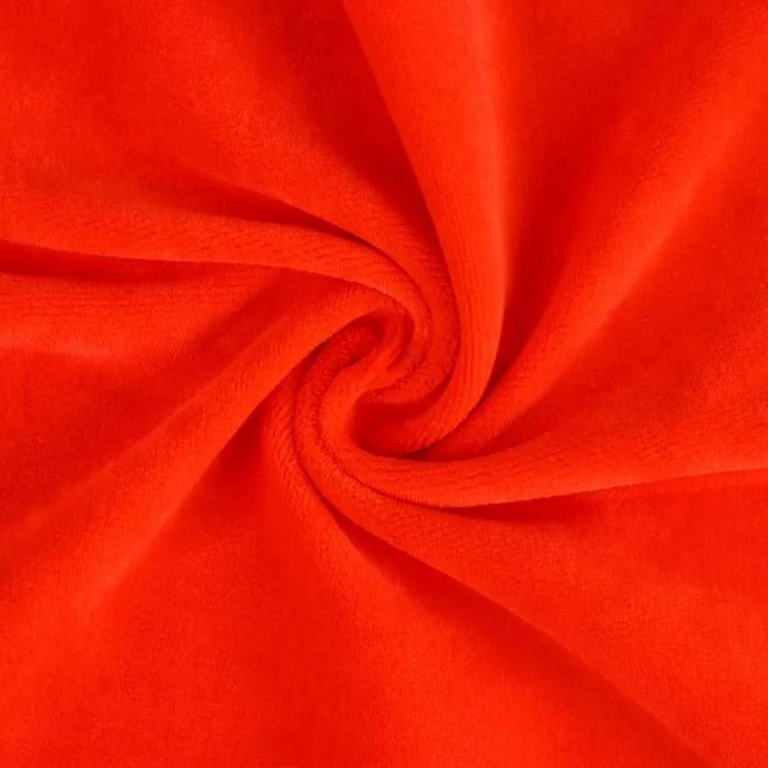Мех искусственный Велюр цв.красный 45*50см 5181953 для кукол