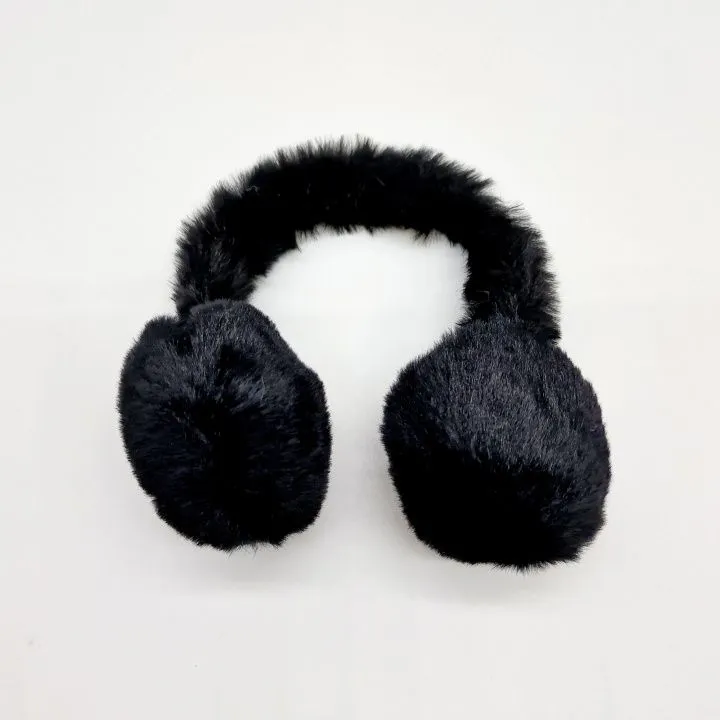 Наушники меховые для кукол цв.чёрный KBU-2 для кукол