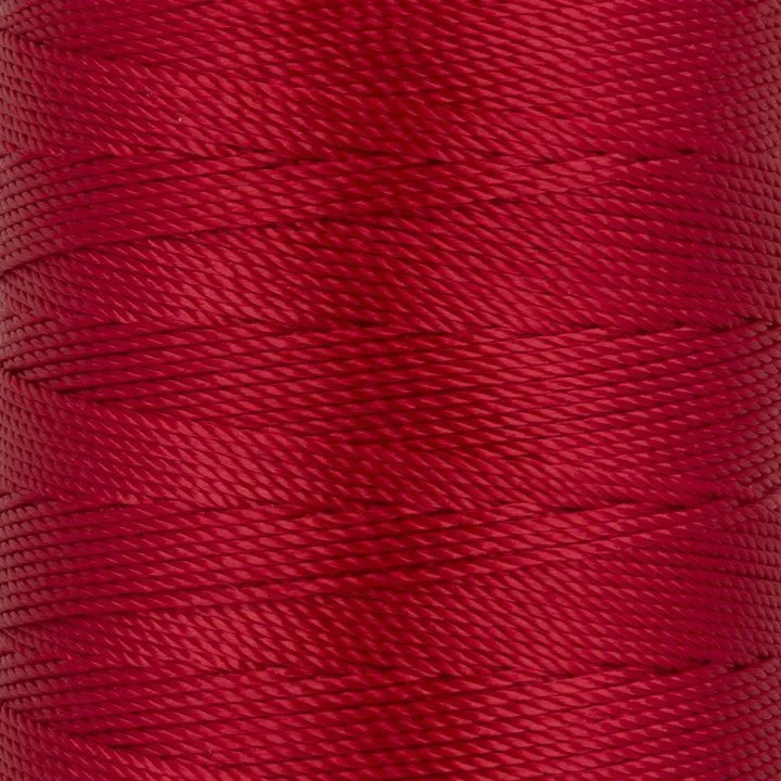 Швейные нитки (полиэстер) 1000D/3 "Micron" 183м цв.114 т.красный для кукол