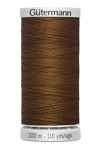 Нить Guetermann супер-крепкая (Extra Strong) М 782 100%п/э цв.золотисто-каштановая (650) 100м 724033 для кукол | 1