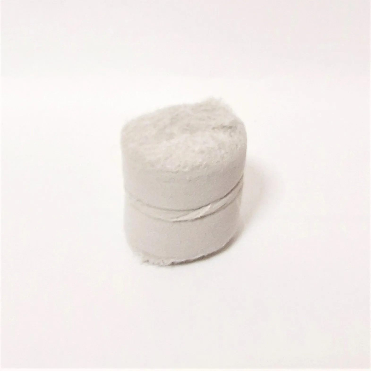 Тесьма шелковая матовая для Тедди 4см 1метр цв.серый ТД-1 для кукол | 1