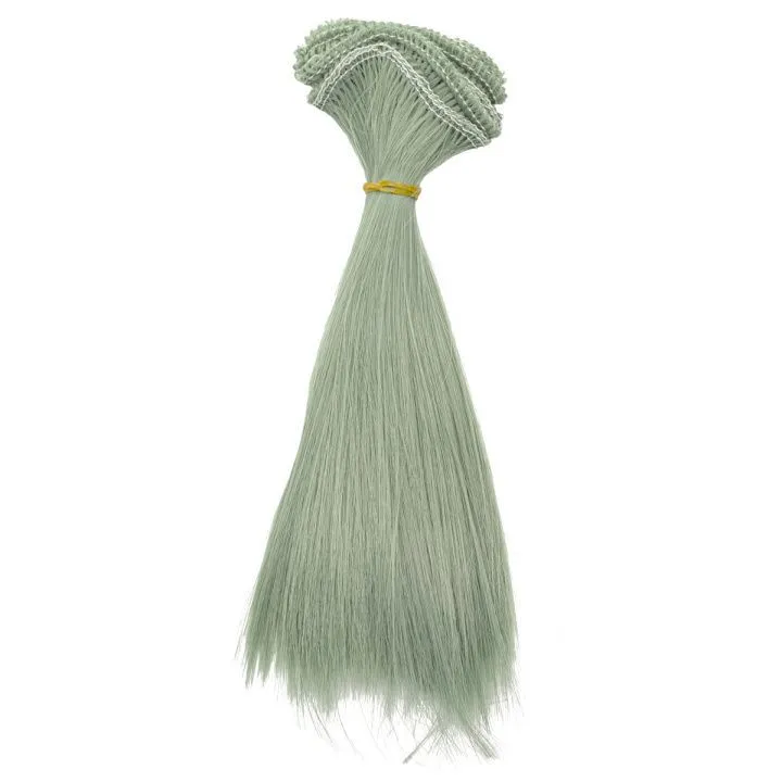 Трессы Т-57 прямые цв.мята (4027) 17см для кукол