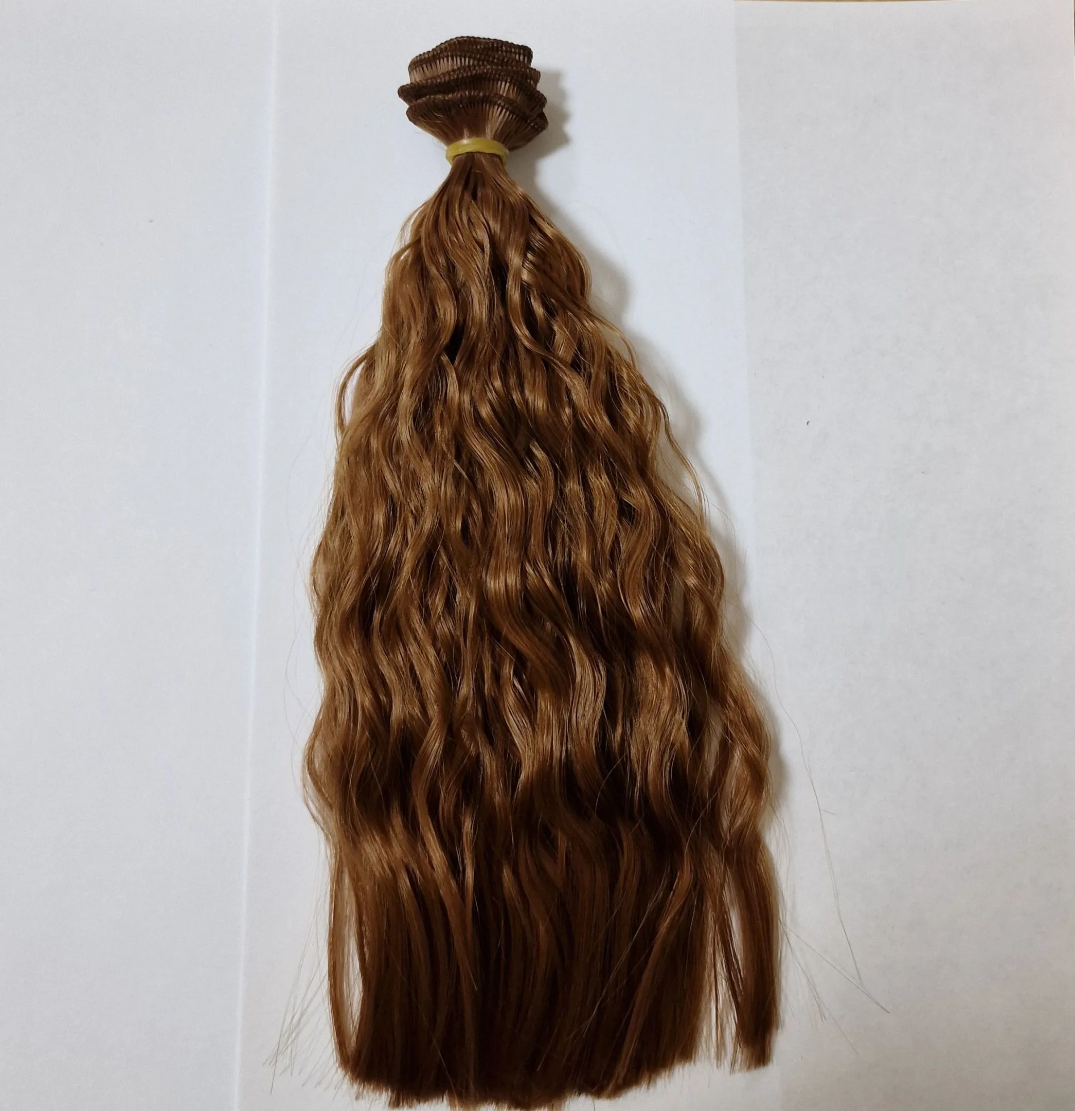 Трессы Мокрая химия Т-58 цв.темная медь (30) 25см для кукол | 1