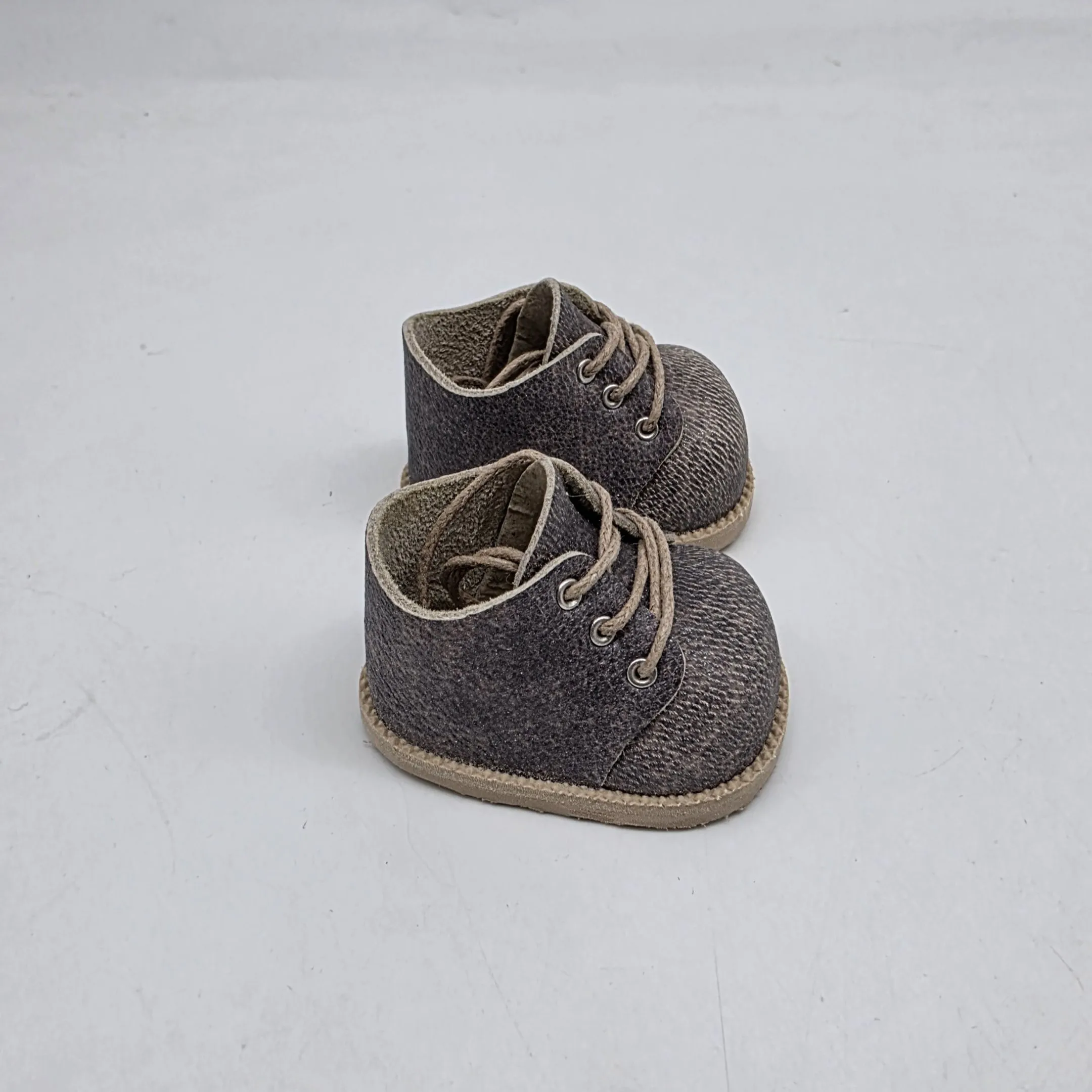 Ботиночки Б-133 натур.кожа цв.св.коричневый (39) 5,5см для кукол | 2