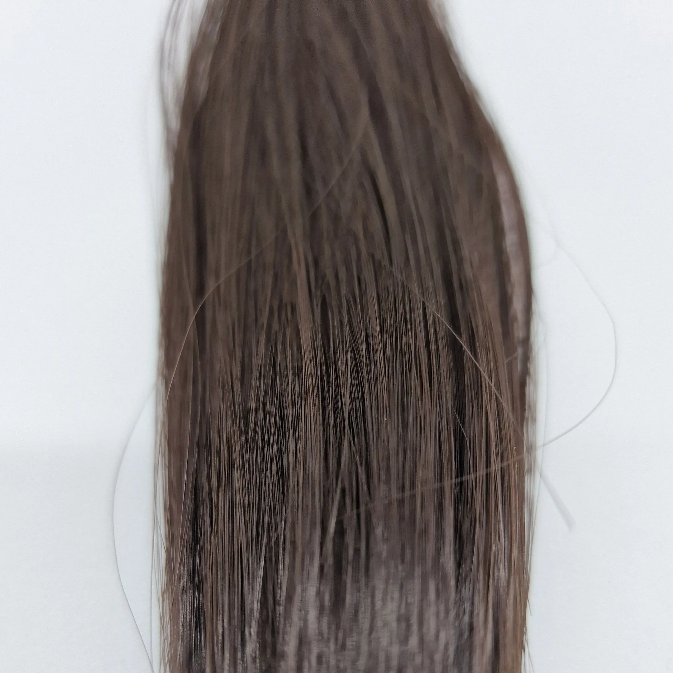 Трессы Т-152 прямые цв.тёмный шатен (04А) 20cм для кукол | 1