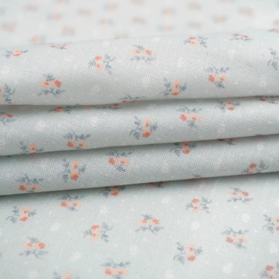 Муслин Премиум двухслойный гладкий цв.св.мятный 48*50см 28044 для кукол | 1