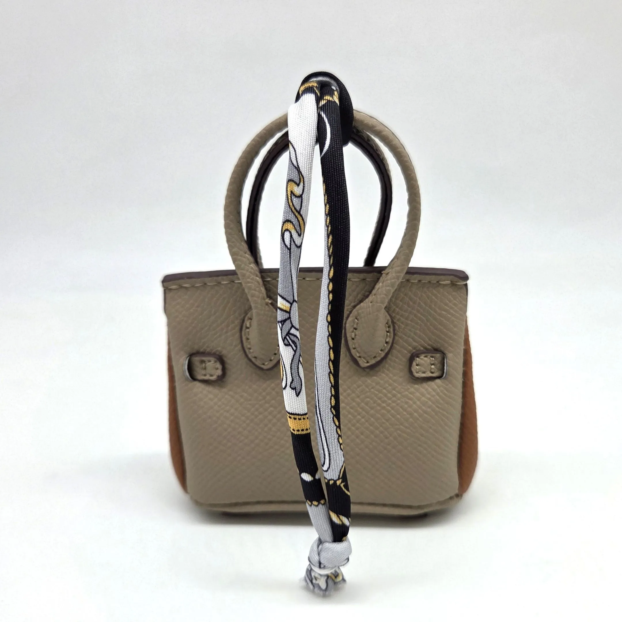 Сумка 7*7,5*3см цв.бежевый/рыжий (15) С-156 для кукол | 4