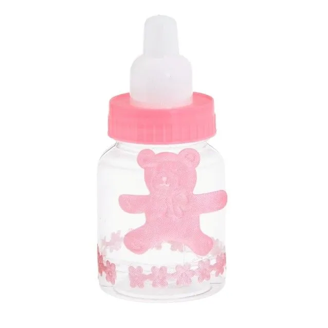Бутылочка с мишкой 9*4,2см цв.розовый 1019669 для кукол | 1