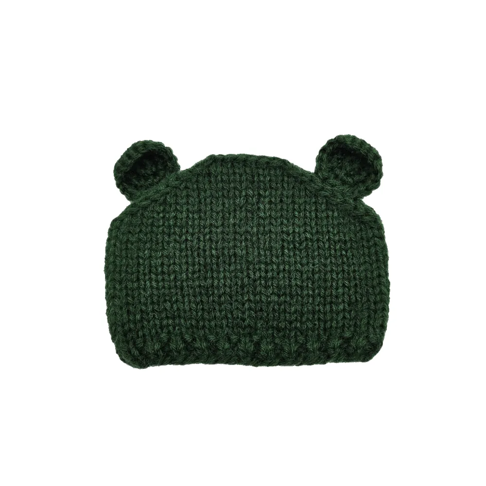 Шапочка ША-40 цв.т.зелёный, обхват 27см для кукол | 1