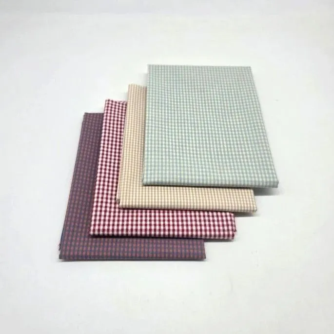Набор ткани хлопок Клетка (4 шт.) 28139 для кукол