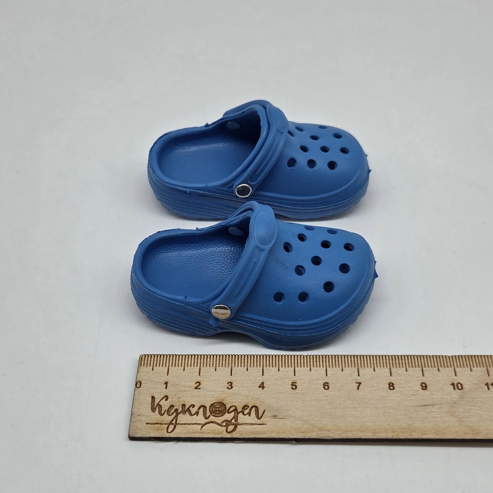 Кроксы 8,3см цв.синий (03) К-187 для кукол | 1