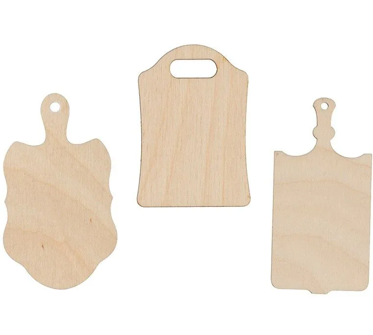 Набор Досочки №1 для декорирования 5*3,5см фанера ВД-888 для кукол | 1