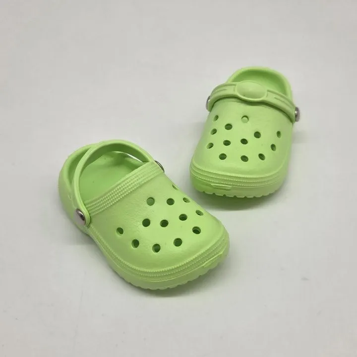 Кроксы 8,3см цв.салатовый (06) К-187 для кукол