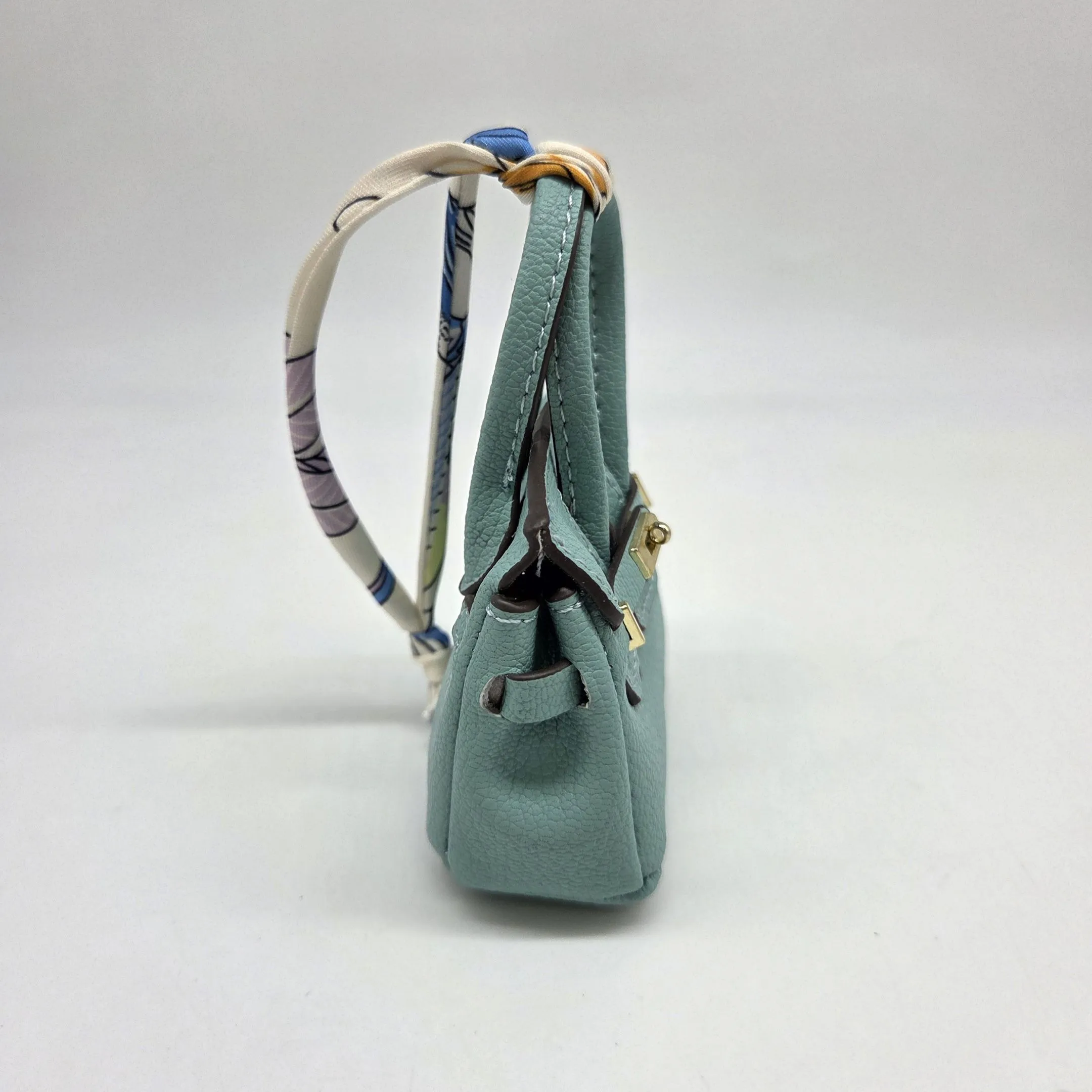 Сумка 7*7,5*3см цв.св.бирюзовый (01) С-156 для кукол | 3