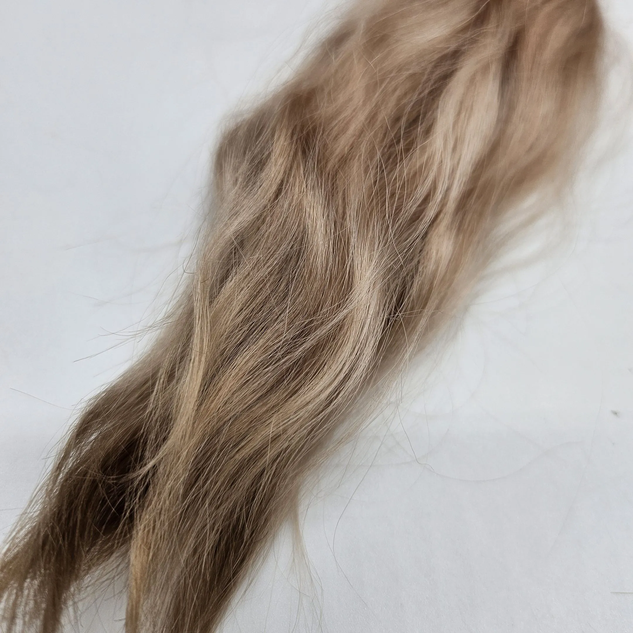 Пряди козочки 7гр цв.св.коричневый дл.22см ПР-41 для кукол | 1