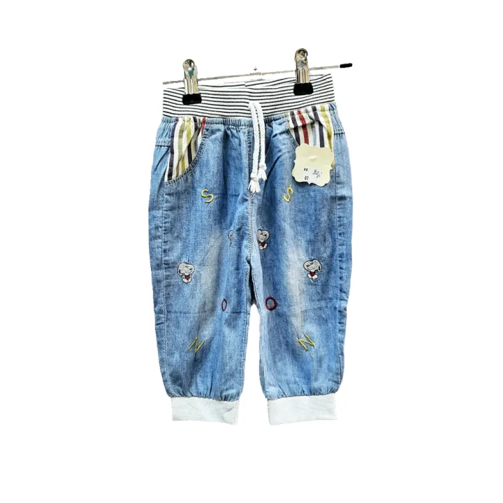 Джинсы с отделкой для девочки рост 92 ДЖ-01 для кукол