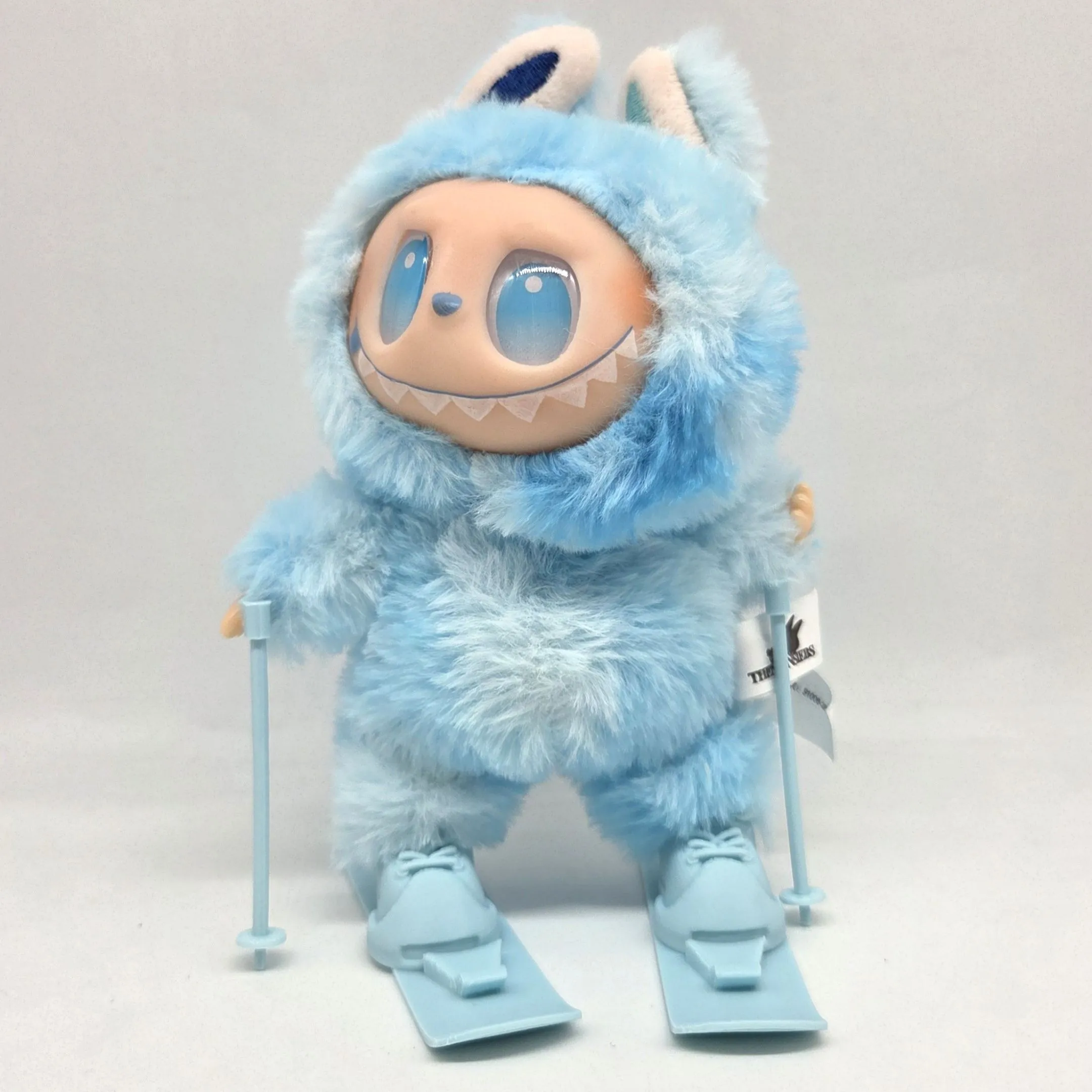 Лыжи с палками и ботинками для кукол (Лабубу 17см) цв.голубой (04) 282 для кукол | 3