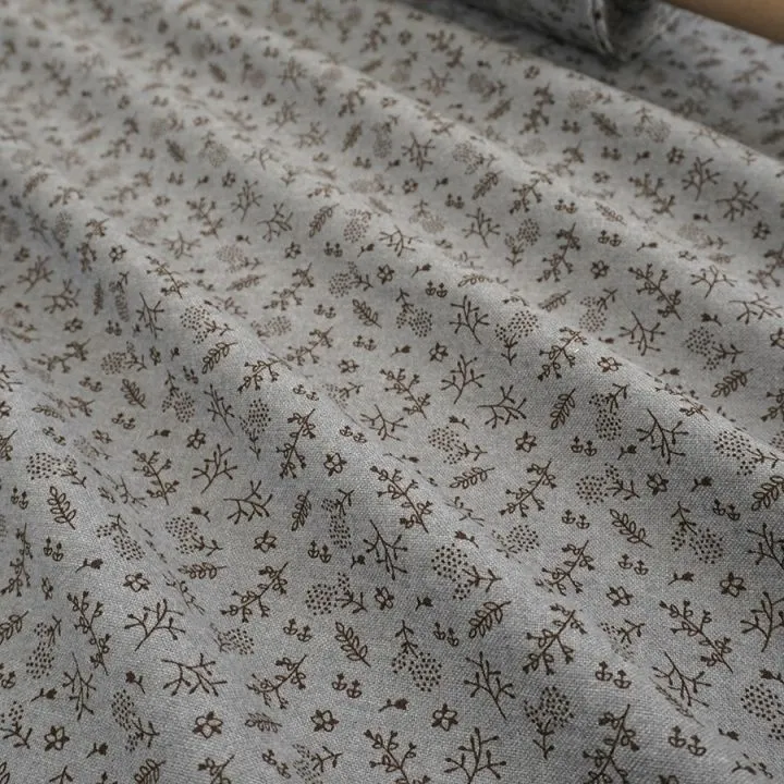 Теплый хлопок 150*60см цв.серый меланж "ОСЕННИЙ ТУМАН. Школа "Ветер в гривах" Т.Коннэ" 27987 для кукол