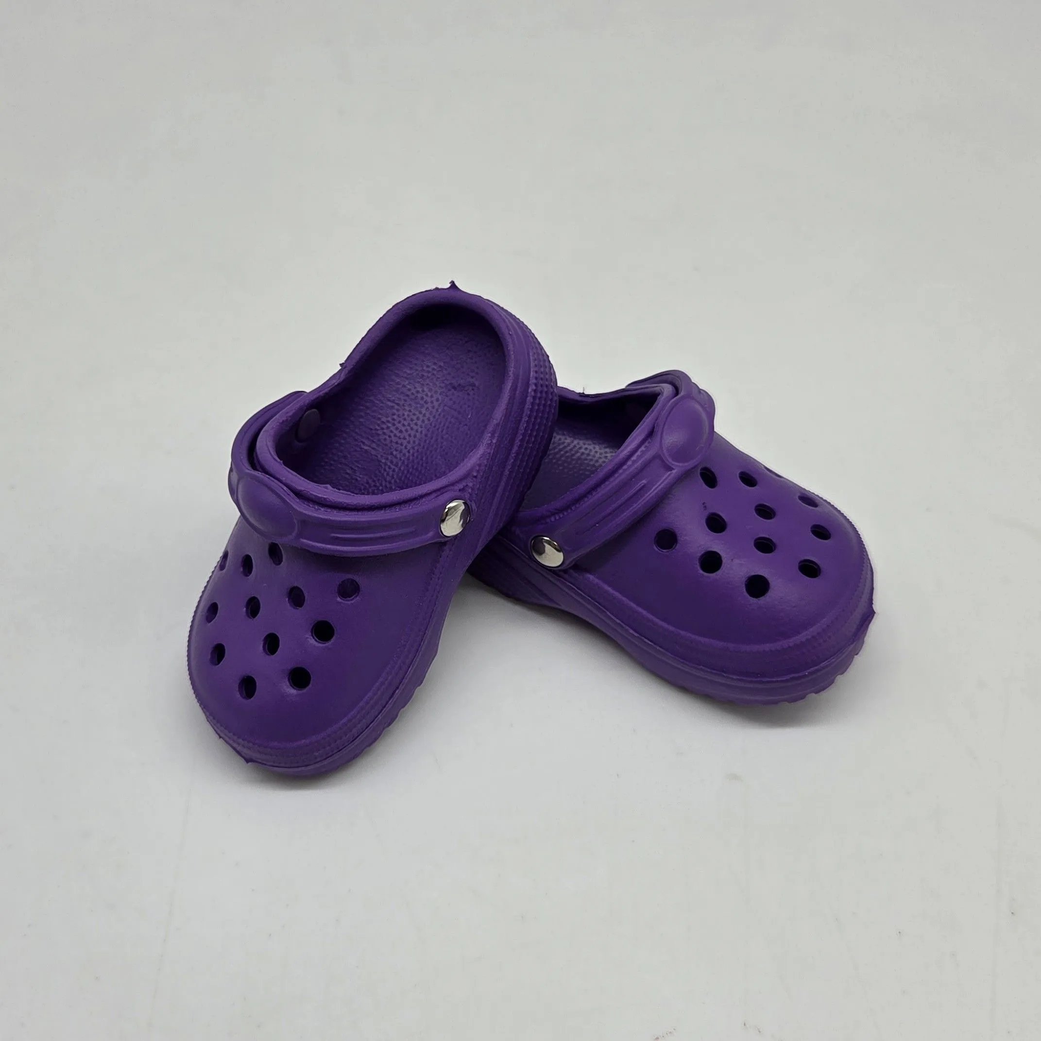 Кроксы 8,3см цв.фиолетовый (11) К-187 для кукол | 1