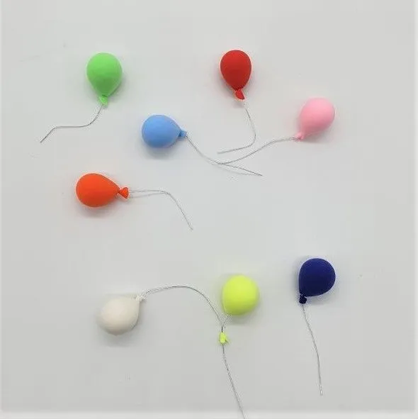 Воздушный шар миниатюра 2см цв.синий для кукол | 1