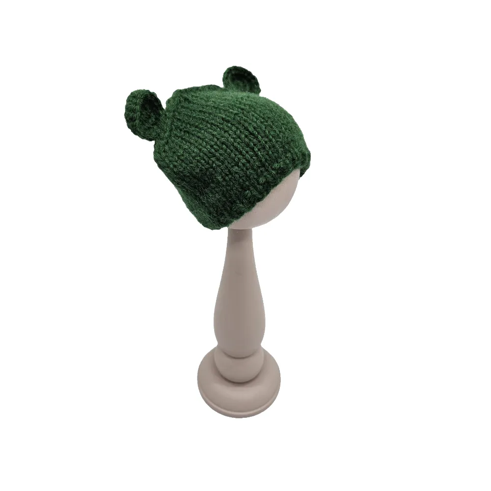 Шапочка ША-40 цв.т.зелёный, обхват 27см для кукол | 2