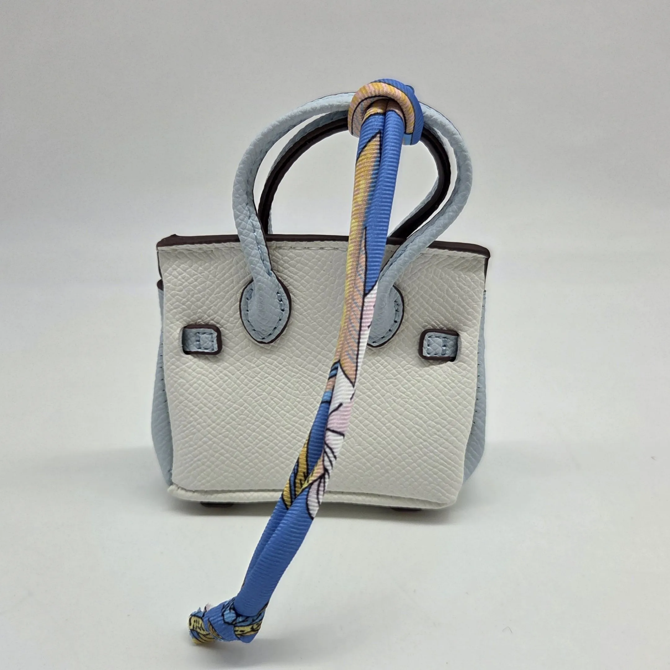 Сумка 7*7,5*3см цв.кремовый/голубой (12) С-156 для кукол | 4