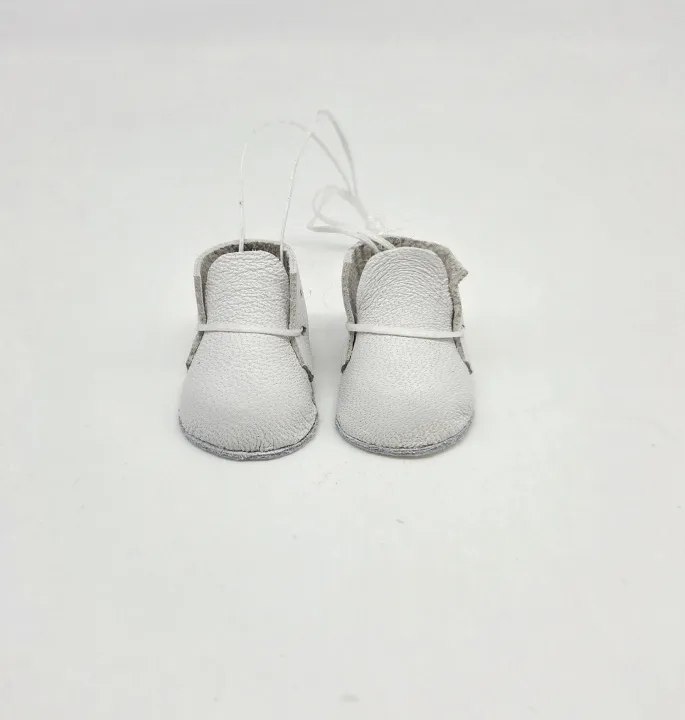 Ботиночки Б-12 натур.кожа  цв.белый (03) 3,2см для кукол