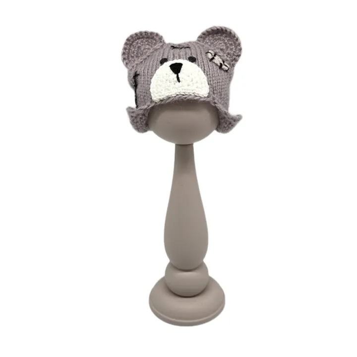 Шапочка-мишка ША-50 цв.лиловый (02), обхват 27см для кукол