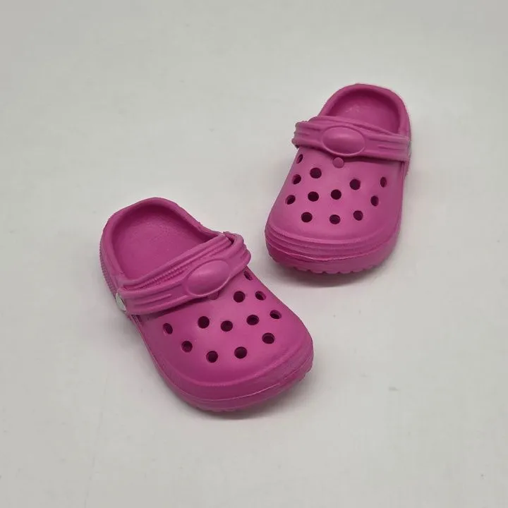 Кроксы 8,3см цв.фуксия (13) К-187 для кукол