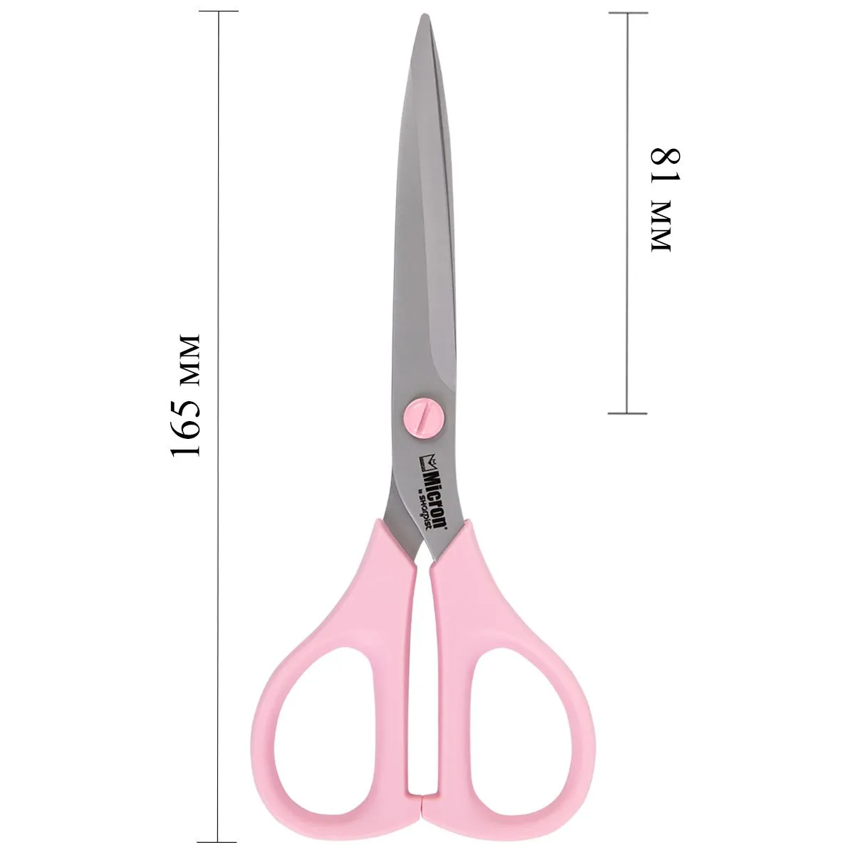 Ножницы Micron by Sharpist Easy для шитья 165мм розовые VIT-204 для кукол | 1