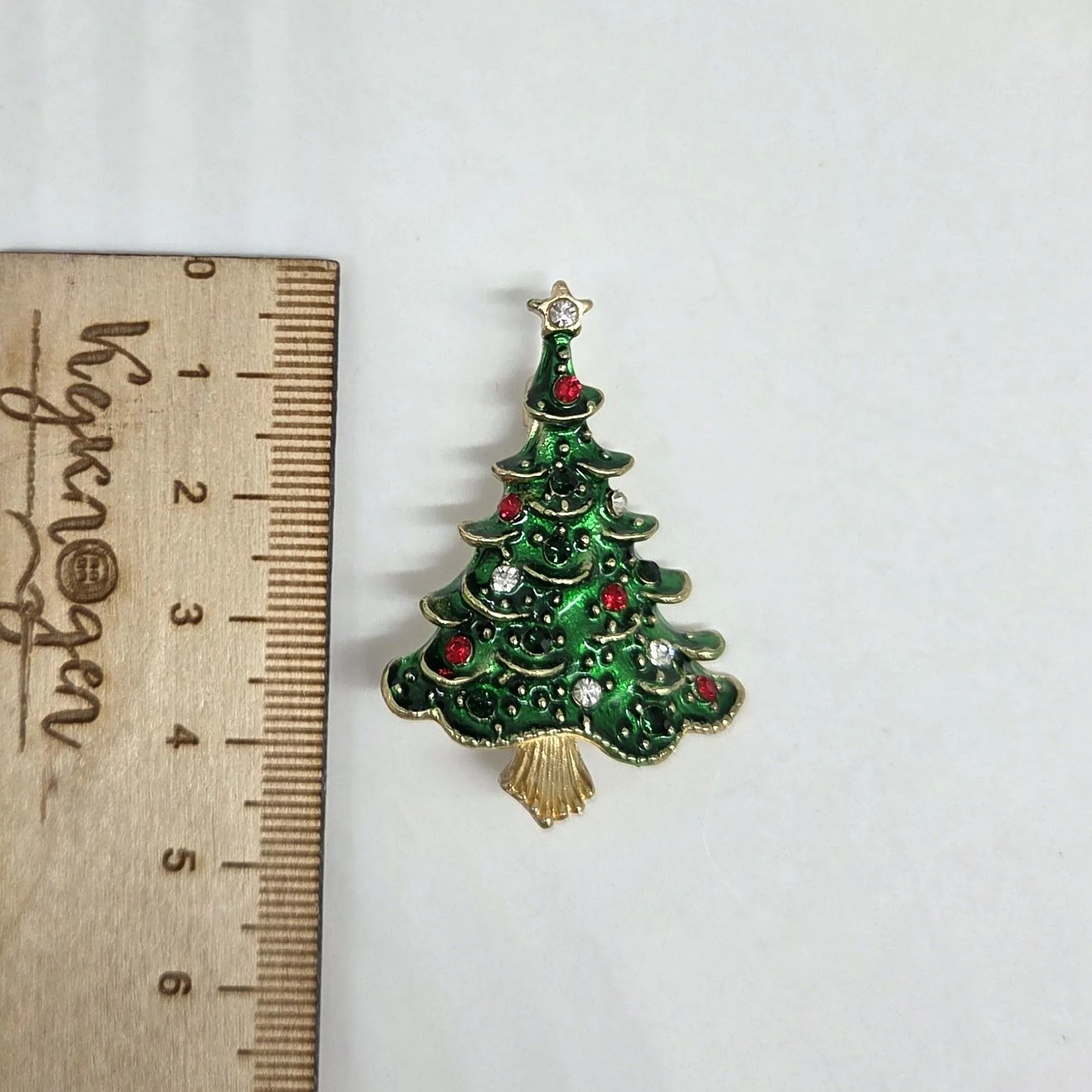 Брошь Ёлка 4,5*3см 27845 для кукол | 2