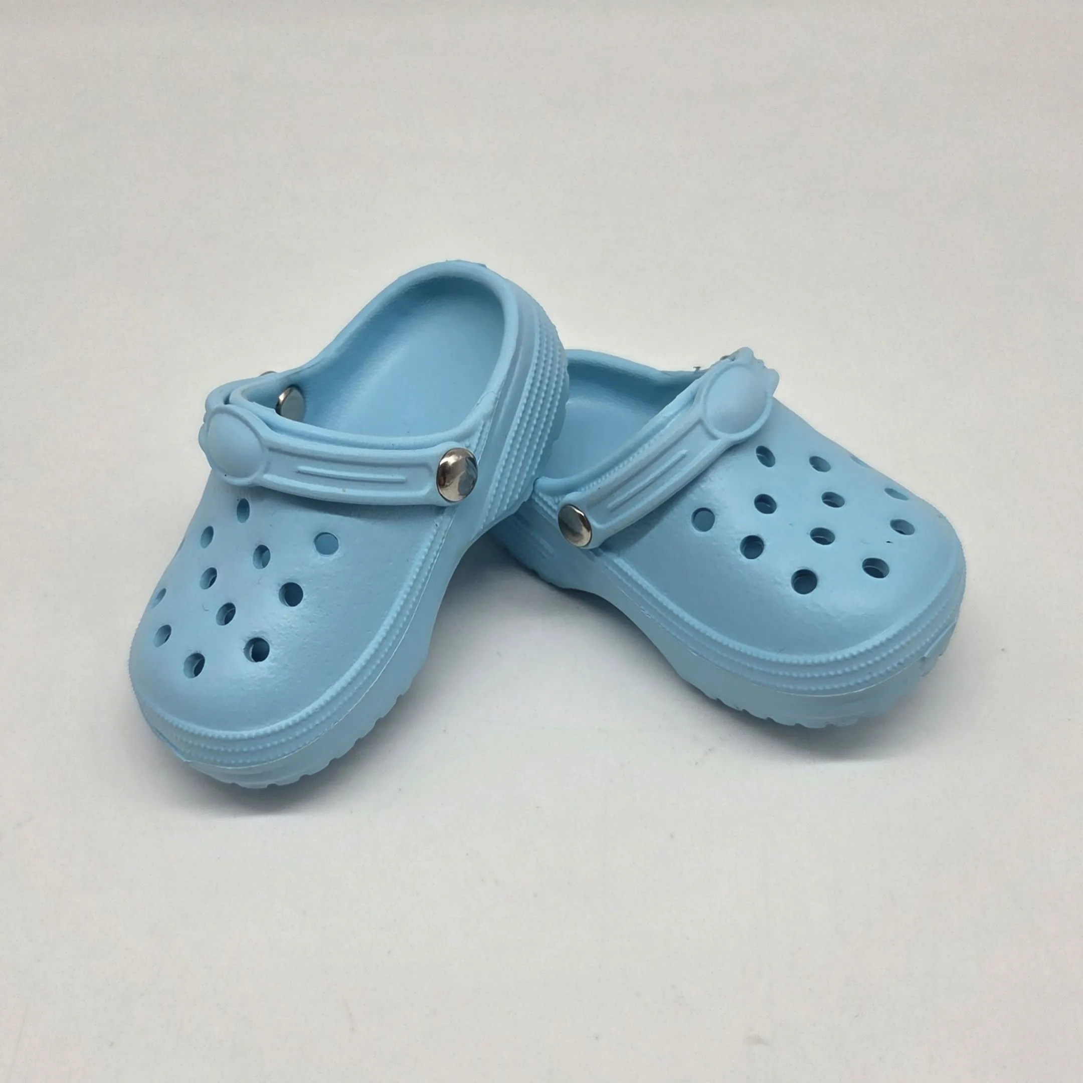 Кроксы 8,3см цв.голубой (05) К-187 для кукол | 1