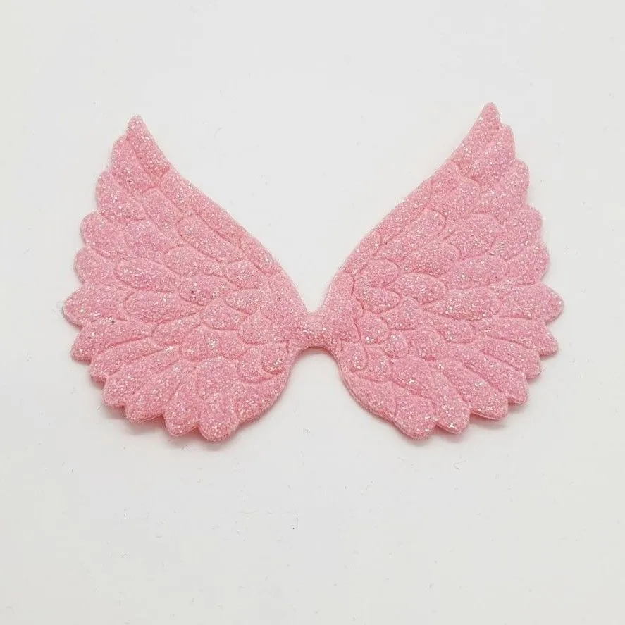 Крылья цв.розовый с напылением 8,5см К-15 для кукол | 1