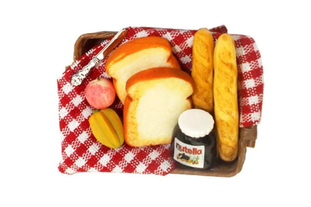 Набор для завтрака/Нутелла, тосты (неподвижный) НЗ-02 для кукол