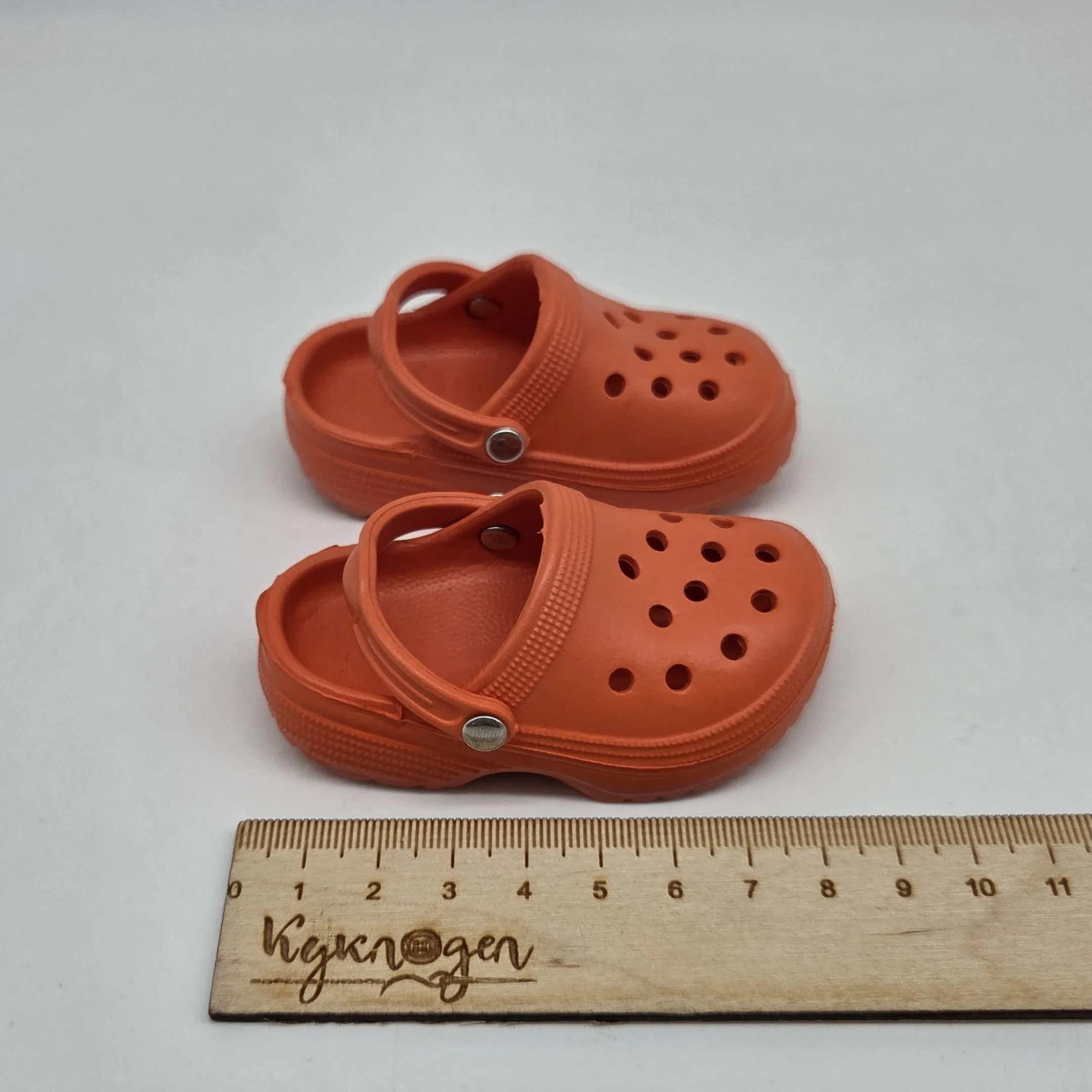 Кроксы 8,3см цв.оранжевый (09) К-187 для кукол | 2