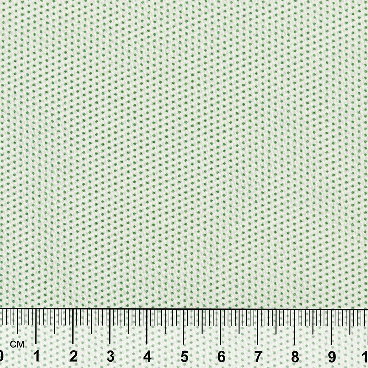Ткань хлопковая БАБУШКИН СУНДУЧОК 50*55см цв.мл.горох бл.зеленый БС-24 для кукол | 5