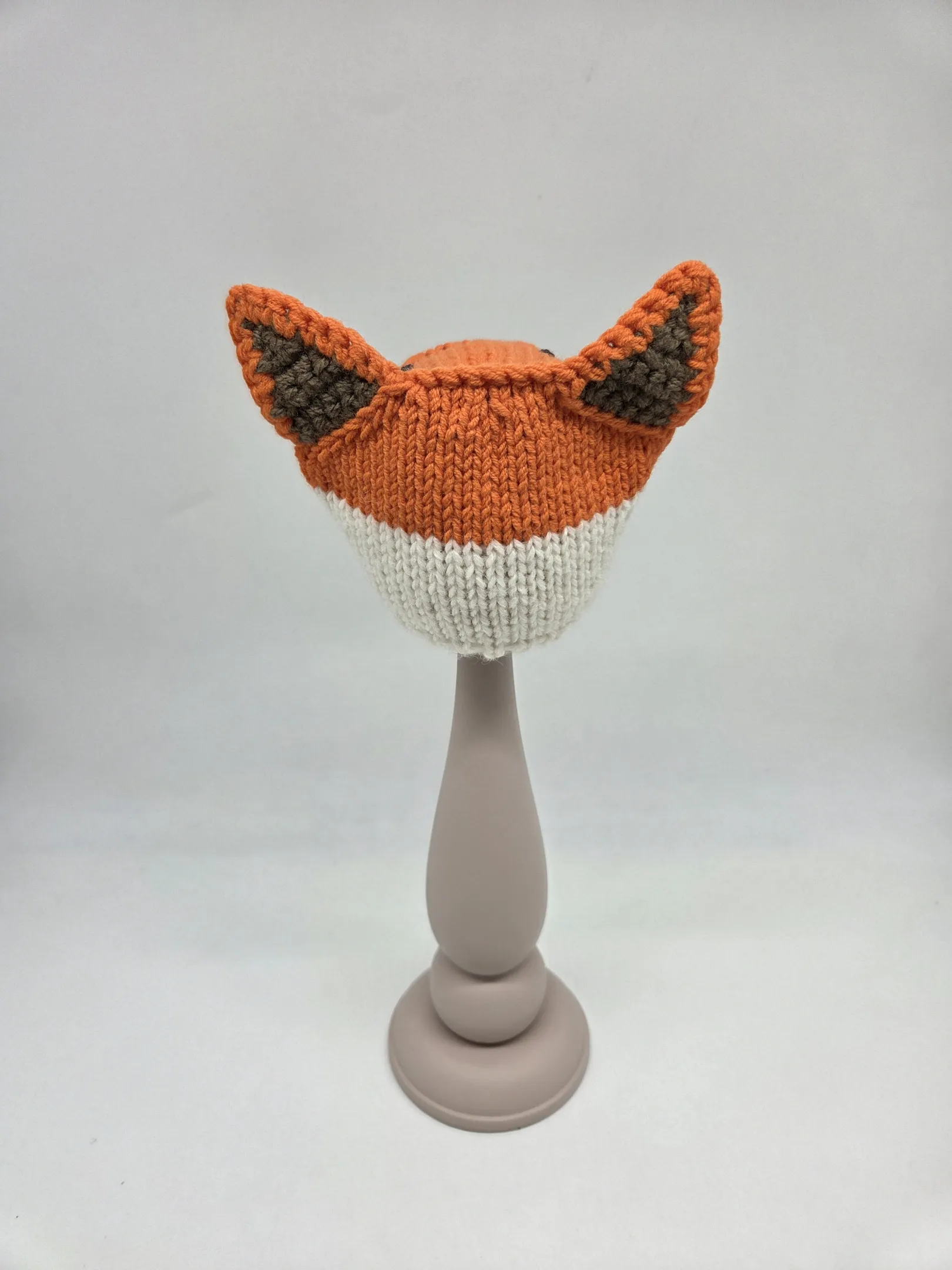 Шапочка-Лисичка ША-65 цв.рыжий, обхват 27 cм для кукол | 4