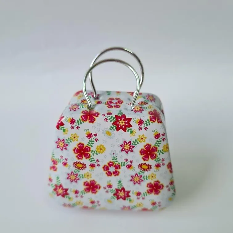 Металлическая сумочка С-83 цветочки для кукол | 1